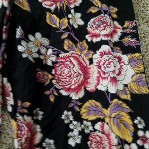 Floral boho pants